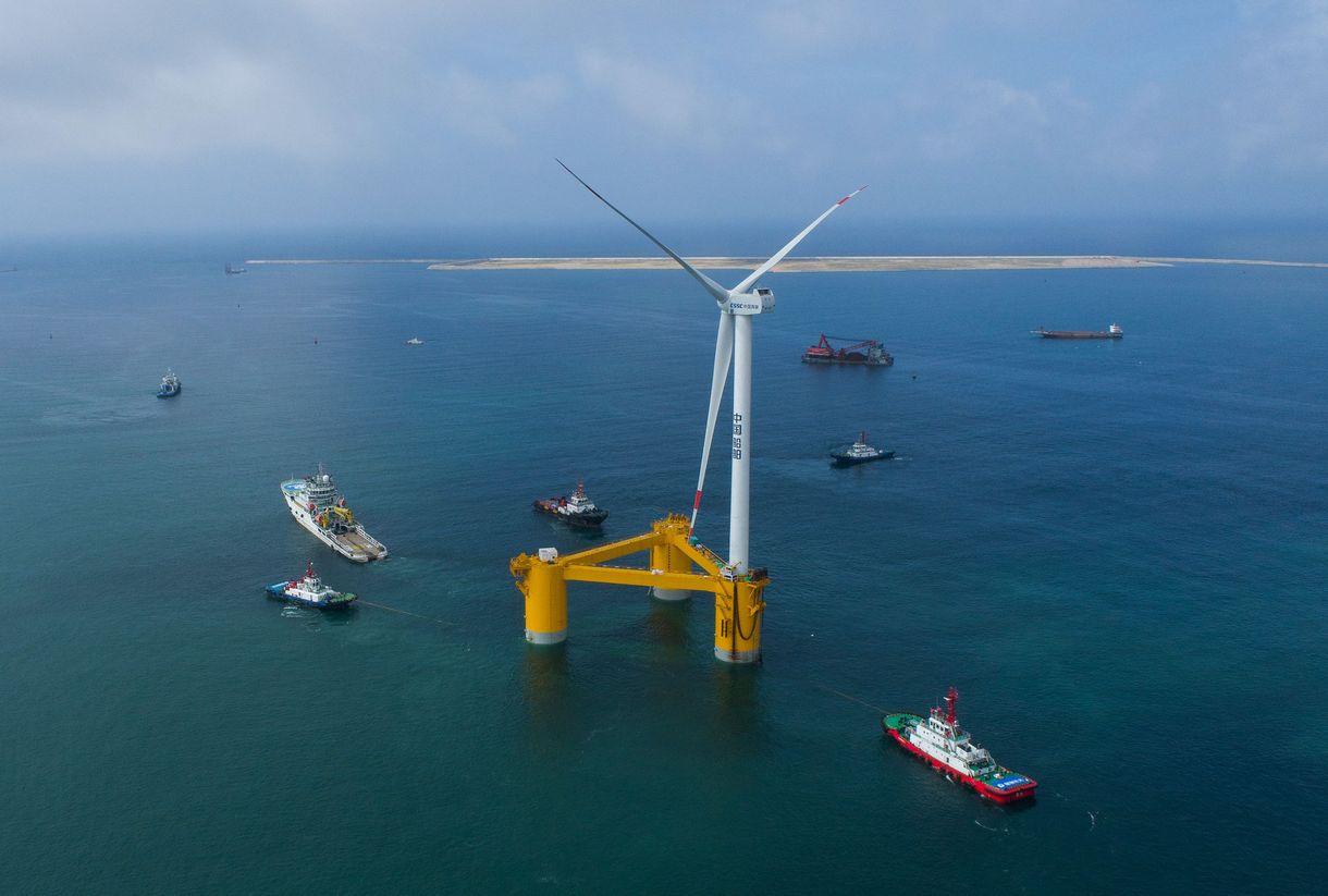Ez bejött: 78 GWh energiát termelt az úszó szélerőmű, minden várakozást felülmúlt