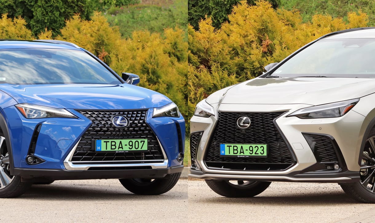 Teljesen és félig elektromos új Lexusok: teszten a kis UX és a nagyobb NX