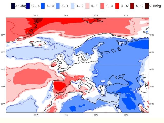 Egyetlen helyen marad a nyár Európában – térkép