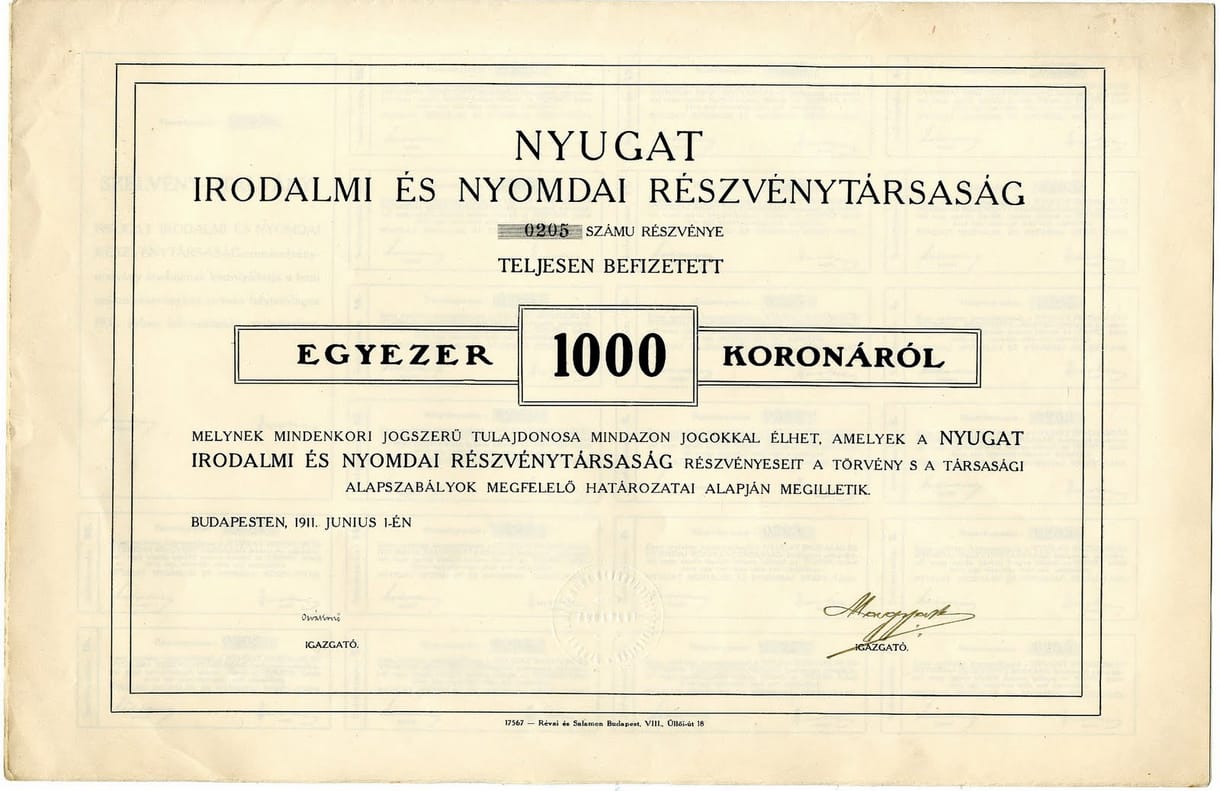 A Nyugat példája megmutatta, hogyan lehet veszteséges irodalmi újságot működtetni 