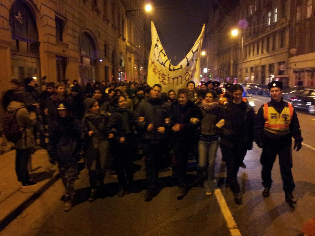 Vonulásos tüntetés lesz jövő szombaton Budapesten