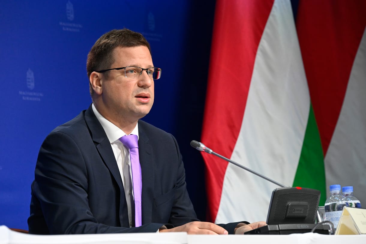 Gulyás Gergely a kormányinfón: Ha a Tisza bekerül a Néppártba, a KDNP kilép onnan
