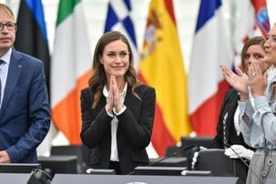 A finn miniszterelnök Ukrajnáról és az EU jövőjéről beszélt, a fideszes szónok pedig arról, mikor kap pénzt Magyarország