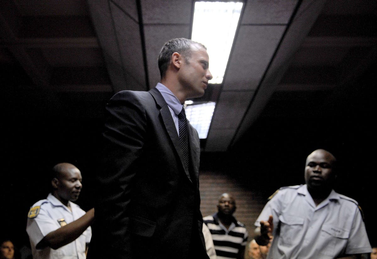 Pistorius művégtagjai nélkül ment be a fürdőszobába