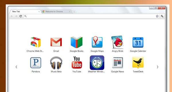 Google Chrome 15 - új dizájn