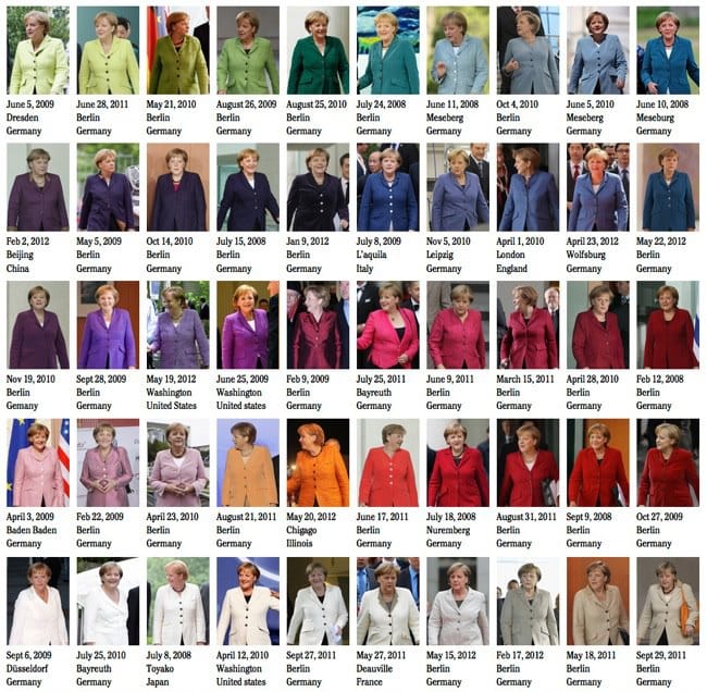 Fotók: kiderült, miért néz ki Merkel mindig ugyanúgy
