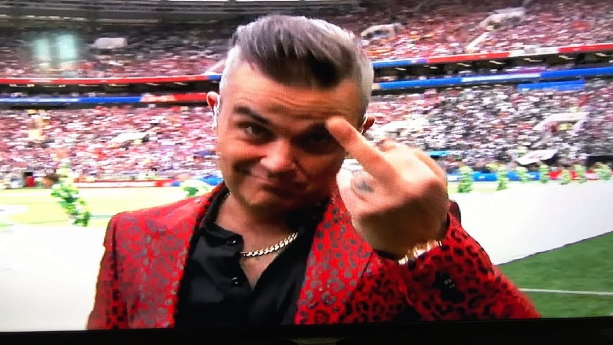 Robbie Williams nagyon kínos helyzetbe hozta az egyik amerikai tévécsatornát