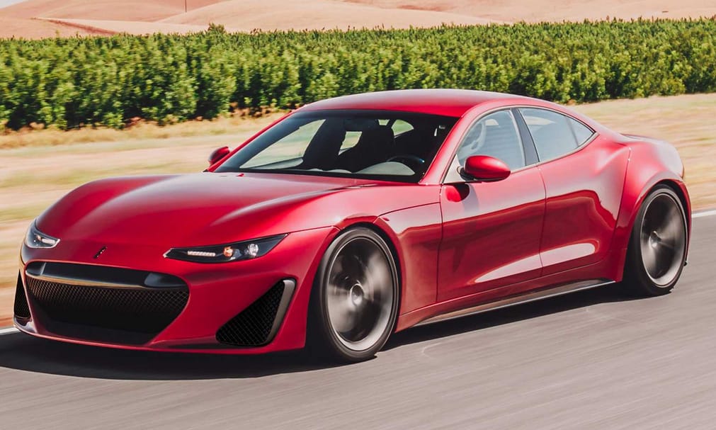 1200 lóerős 4 személyes új villanyautó tör a Porsche Panamera babérjaira