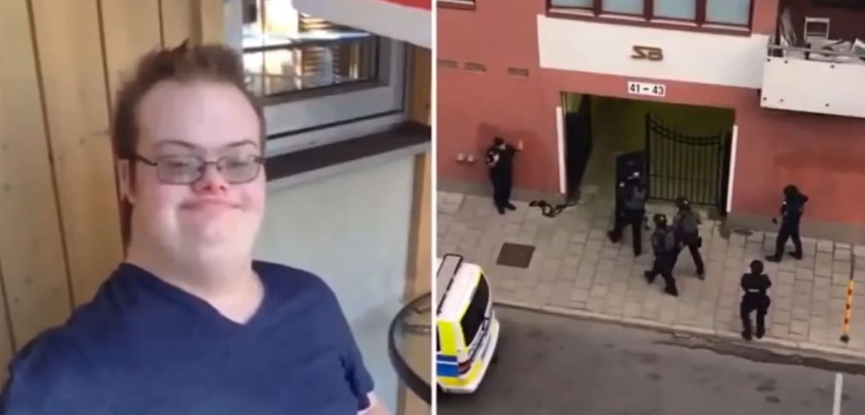 Lelőtt a svéd rendőrség egy Down-szindrómást, pedig csak játékpisztoly volt nála