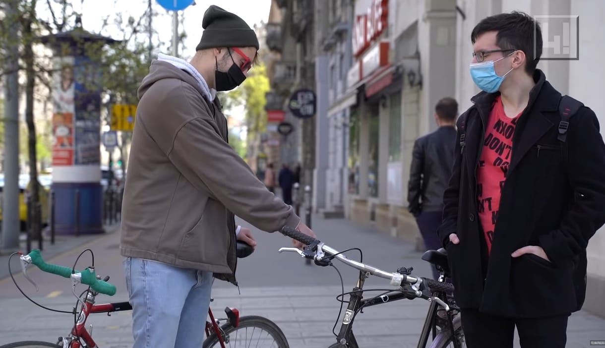 10 ezer forintra büntettek egy magyar fiatalt, mert elesett a kerékpárjával