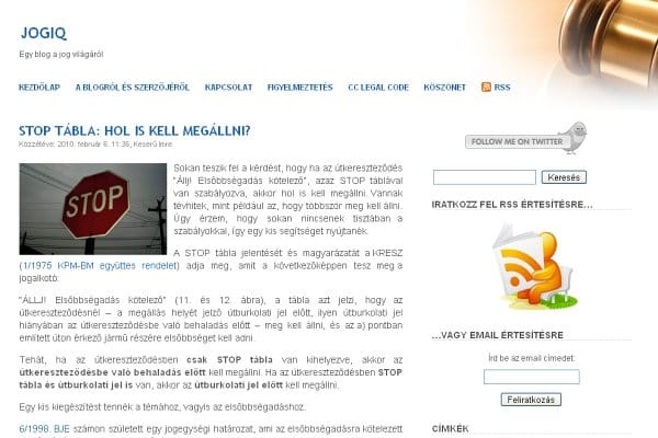 STOP-tábla: tévhit arról, hogy hol kell megállni