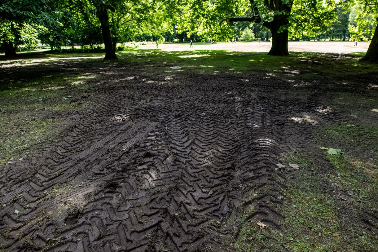 Ez maradt a Békemenet után a Margit-szigeten – fotók