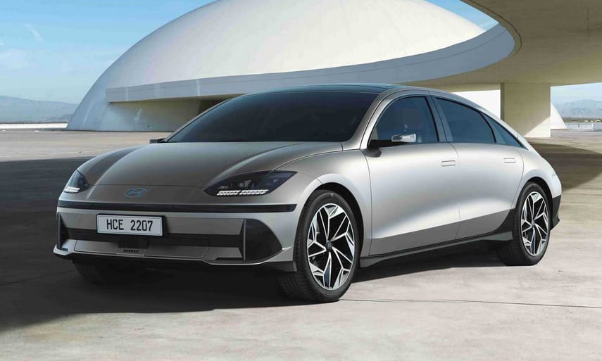 Magyarországon a Hyundai új villanyautója, az egyedi külsejű Ioniq 6
