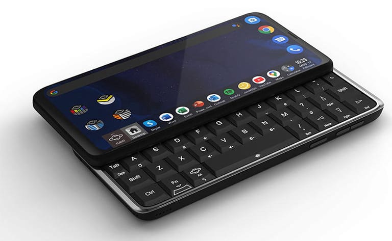 Ilyen telefont még biztosan nem látott: linuxos, androidos, és billentyűzete is van