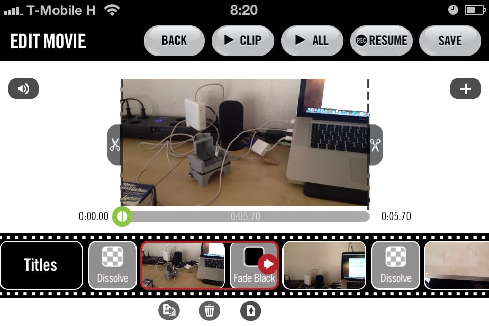 Ma ingyen az App Store-ban: Video Camera - vágószoba a zsebben