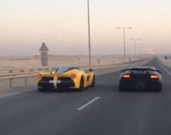 Így mulat egy arab olajsejk LaFerrarival, Sesto Elementóval – videó
