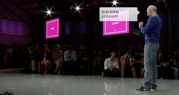 Napi videó: lefagyott a Microsoft táblagép a bemutatón