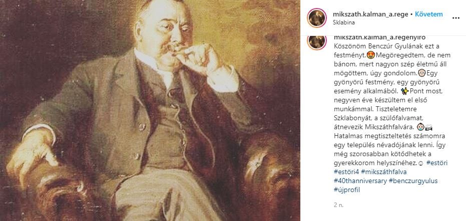 Ilyen lenne Blaha Lujza vagy Mikszáth Insta-oldala