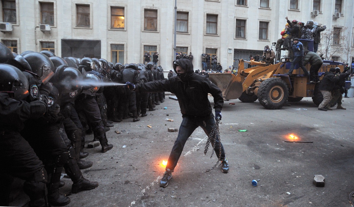 Az ukránok az EU-ba vágynak, és szétverik érte Kijevet – Nagyítás-fotógaléria
