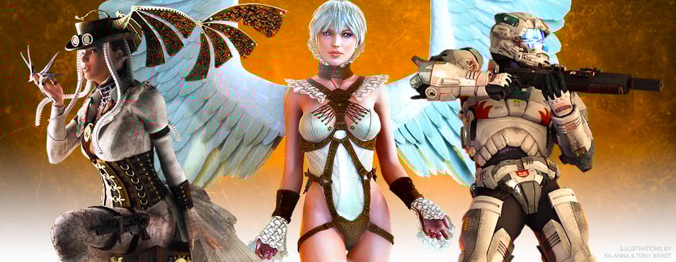Letölthető a DAZ Studio 4, a Bryce 7 és a Hexagon 2.5 teljes verziója, ingyen! [800 dollár értékben]