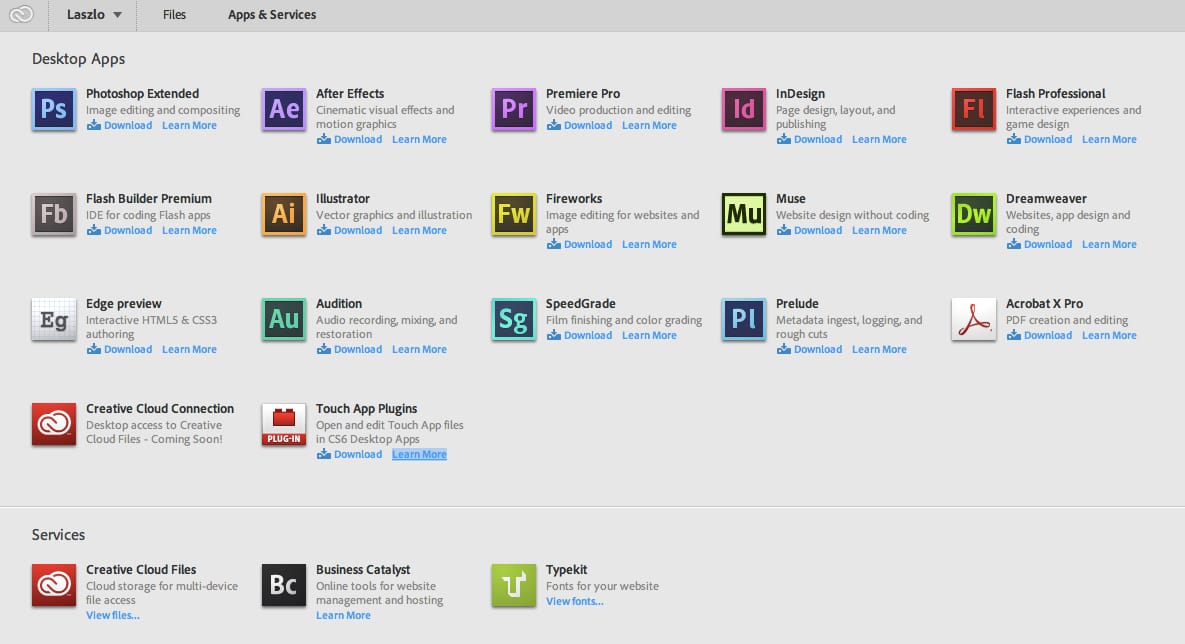 Kipróbáltuk: Adobe Creative Cloud, első nekifutásra