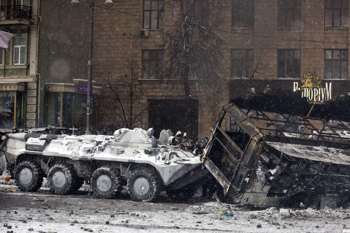 Orosz újságírót vertek meg a rendőrök Kijevben