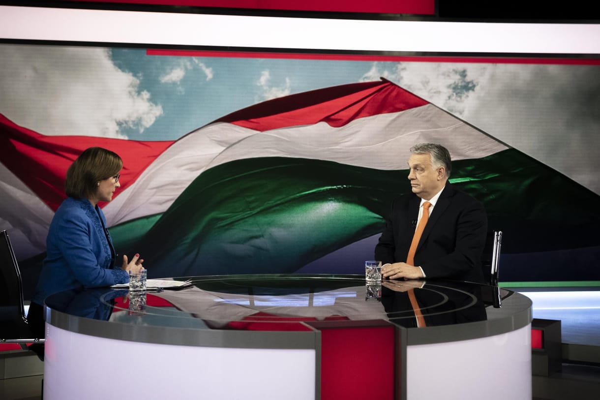 Rendkívüli interjút adott Orbán Viktor miniszterelnök az M1 Híradóban