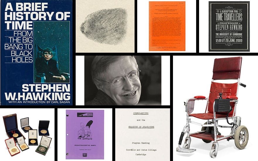 Elárverezik Stephen Hawking 22 személyes tárgyát, köztük több ikonikus darabot