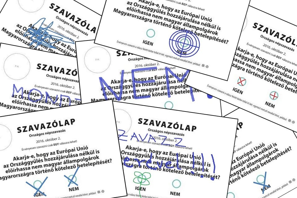 Teszt: Találja ki, melyik szavazólap érvénytelen!