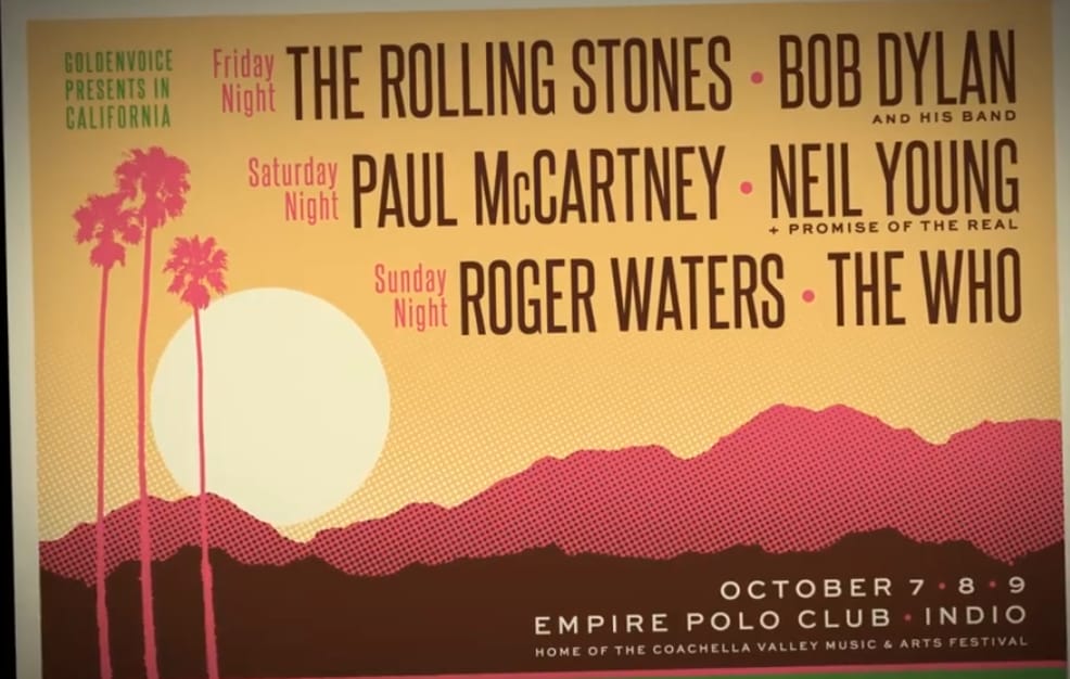Egy színpadon lép fel McCartney, Dylan és a Stones a legendák fesztiválján