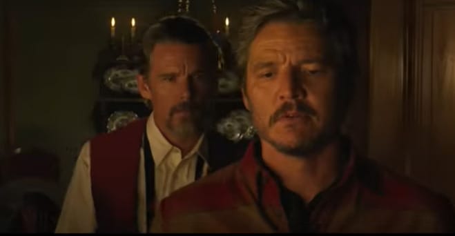 Megjelent Almodóvar westernjének előzetese, benne Pedro Pascal és Ethan Hawke románcával