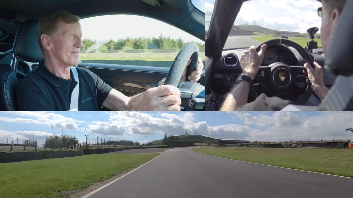 Hatperces tömény vezetéstechnikai tréning, ahogy a 72 éves Walter Röhrl autózik egyet
