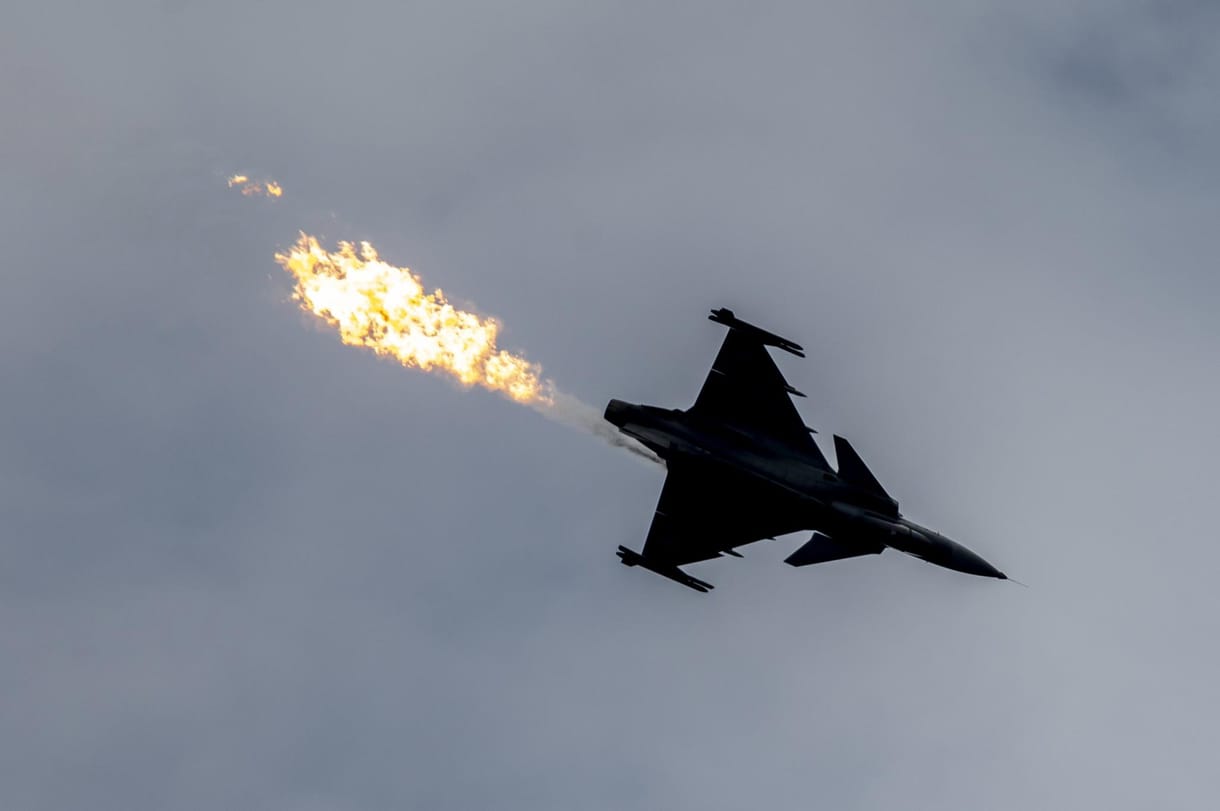 Kétszer is riasztották a Gripeneket péntek délután
