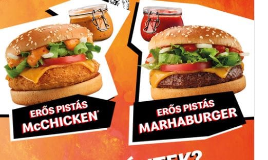 Betette a lábát a McDonald'sba az Erős Pista