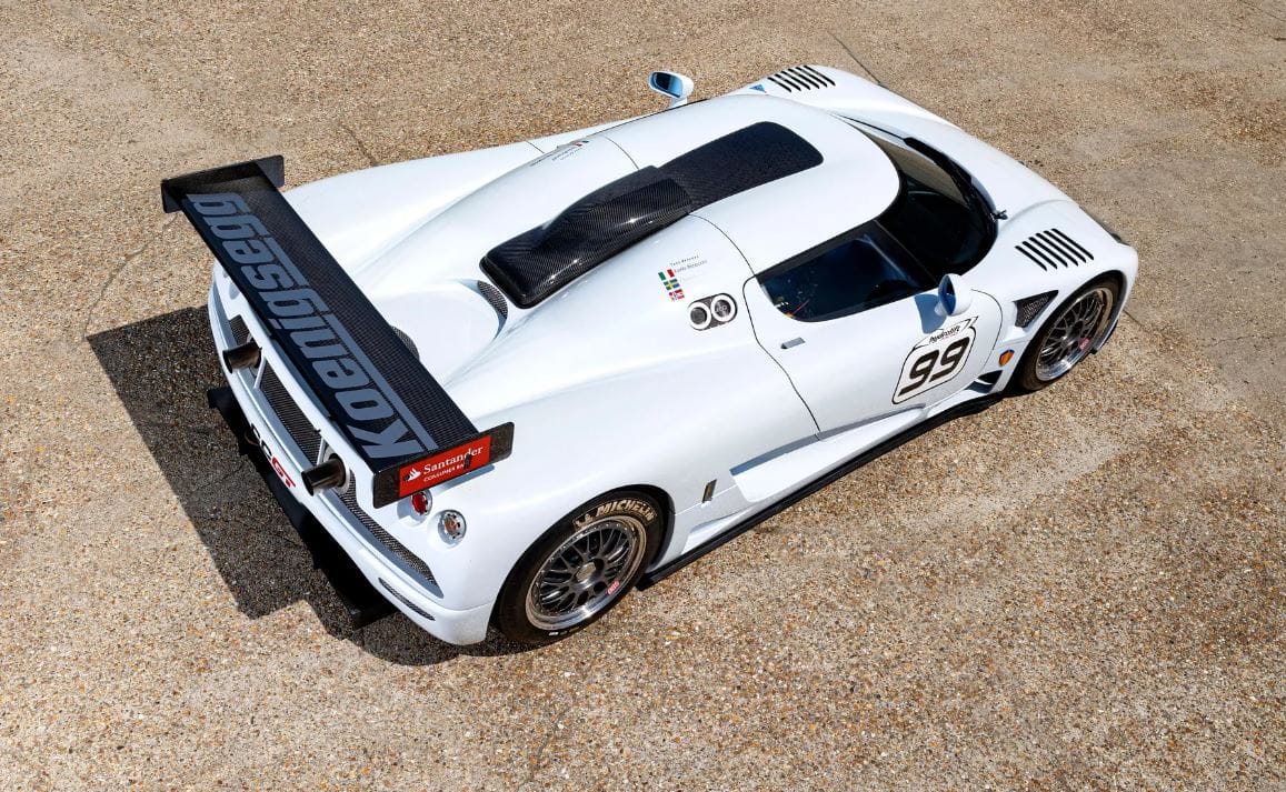 Eladó az egyetlen Koenigsegg, amit versenyautónak építettek