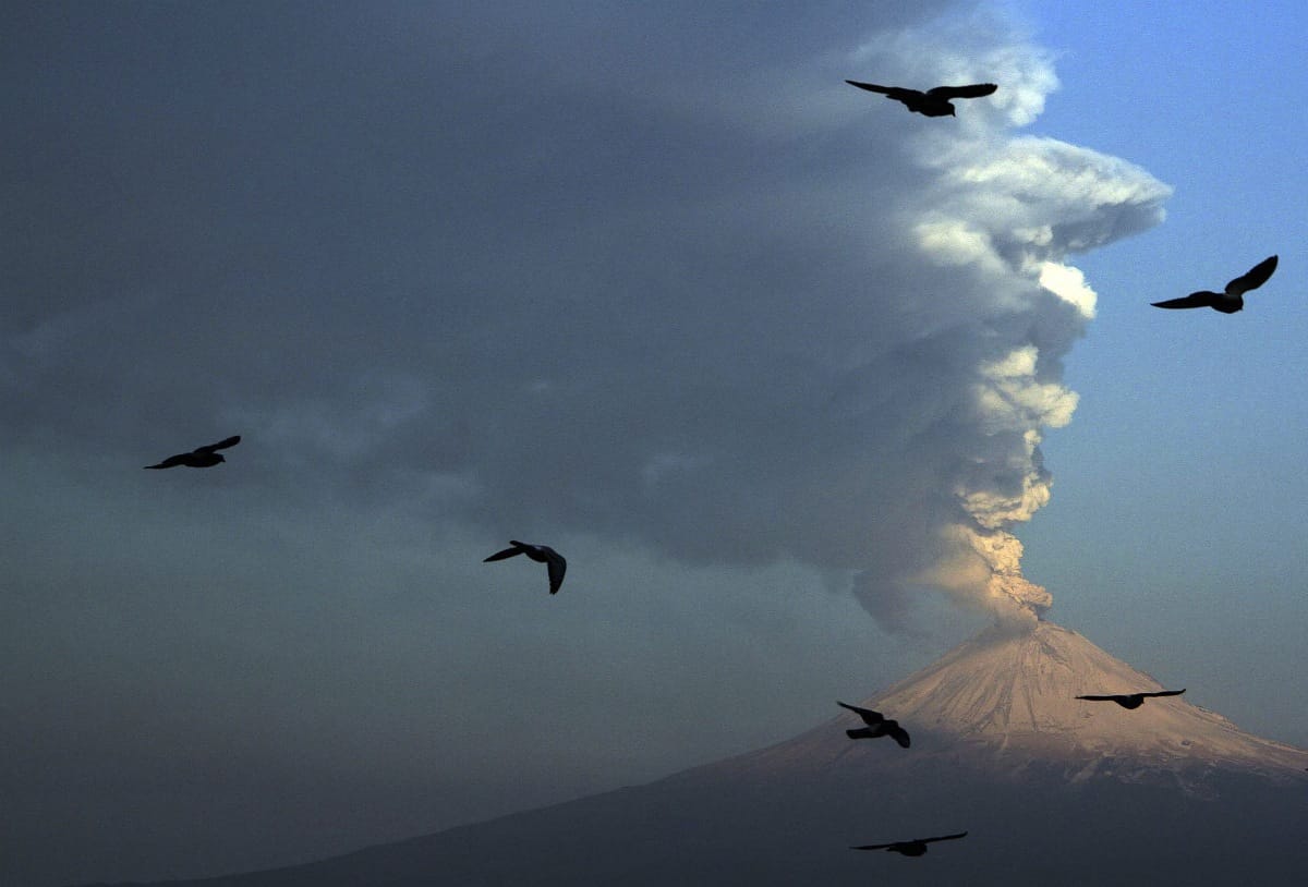 Kitört a Popocatépetl mexikói vulkán