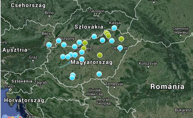 Szálló por: probléma van hét város levegőjével