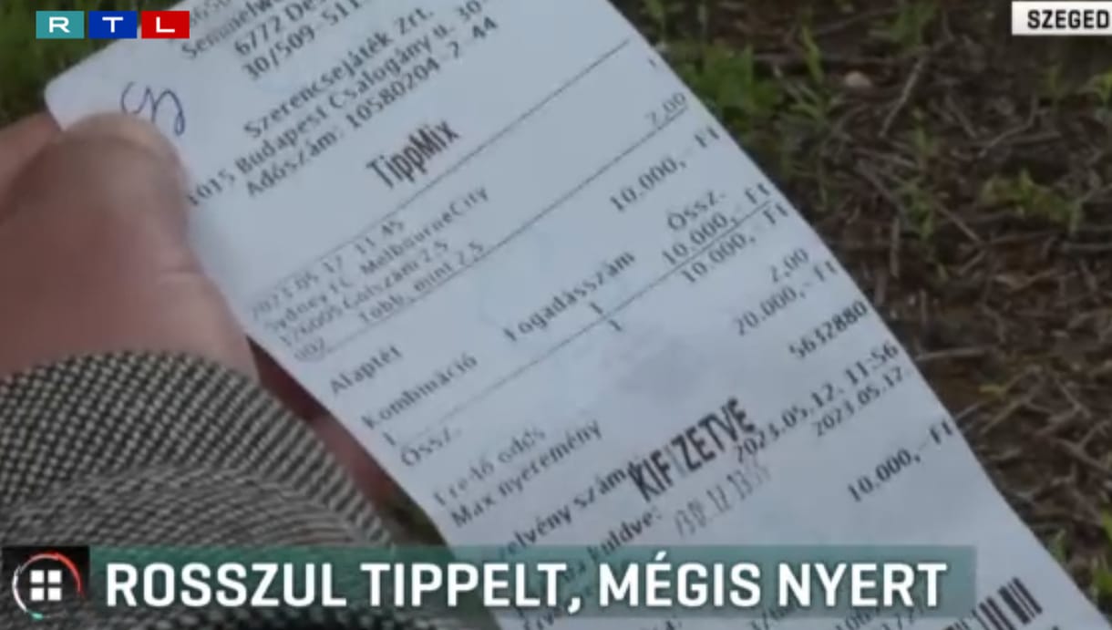 Nem jött be a tippje, mégis húszezret nyert a Tippmixen