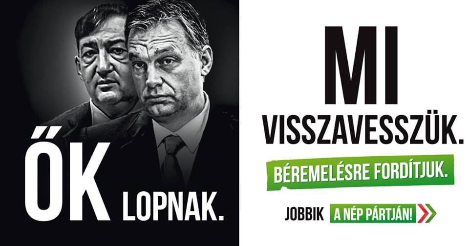 Új plakátokkal folytatja kampányát a Jobbik