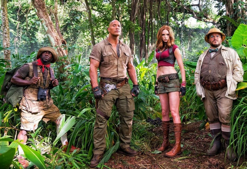 Záporoznak a felvételek az új Jumanji forgatásáról