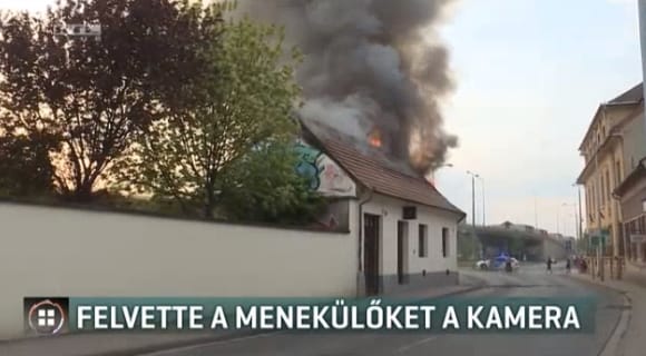 Felgyújthatták az egykori egri klubházat, felvétel van két menekülő fiatalról