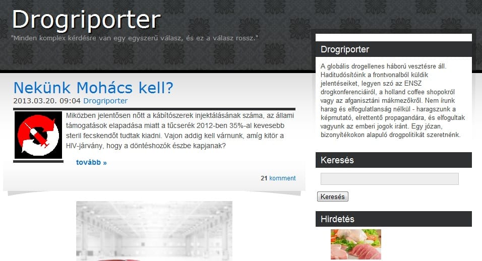 Drogriporter: kevesebb a steril tű, pedig egyre többen intravénáznak