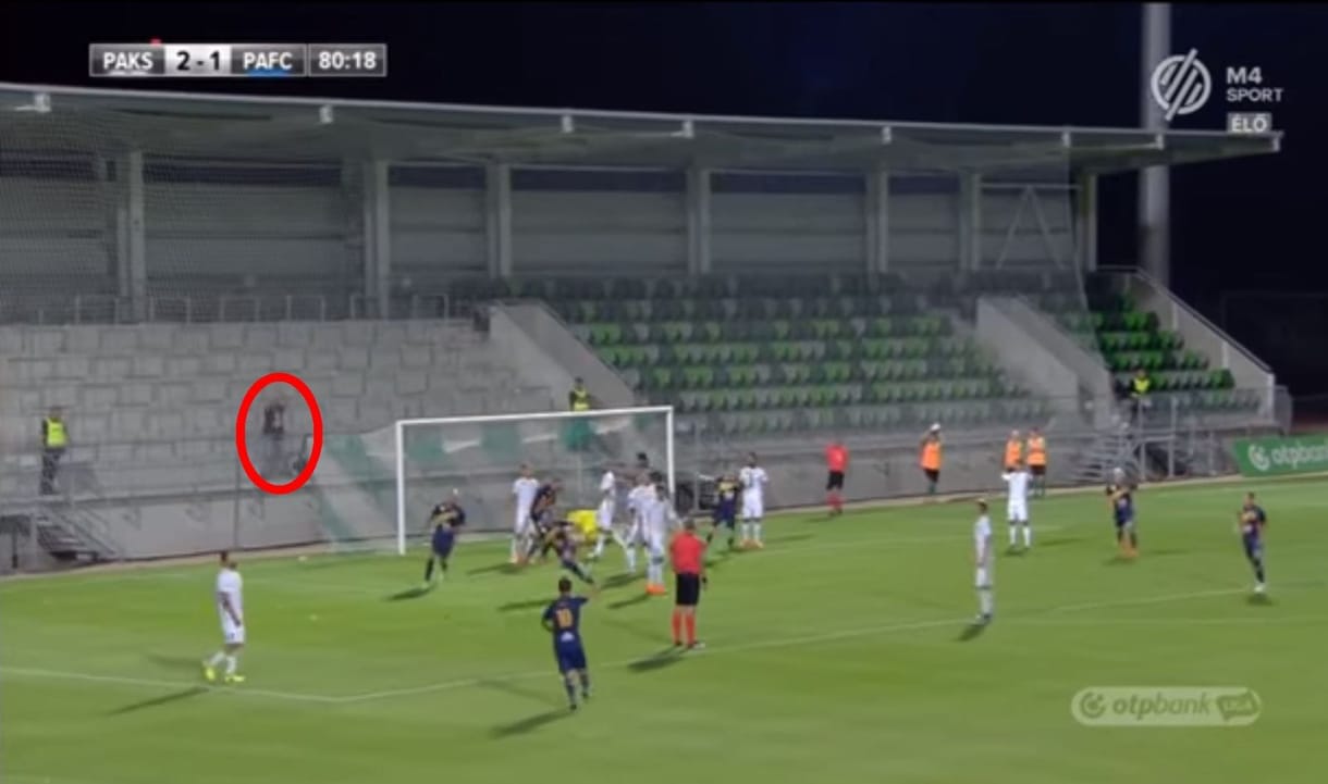 Egy, azaz egy drukker ült a Felcsút szektorában