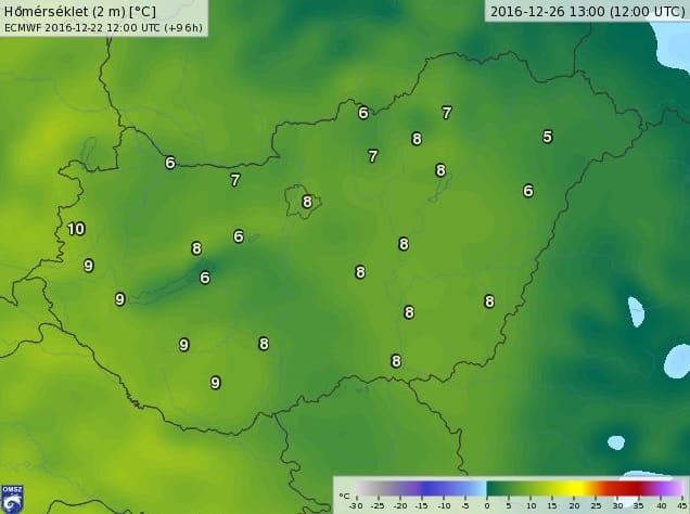 Felszakad a hidegpárna, karácsonykor +11 fok is lehet