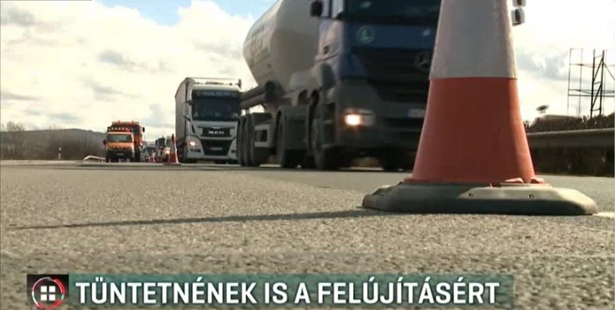 Az M1-es felújításáért küzdő csoport alakult, tüntetnének is
