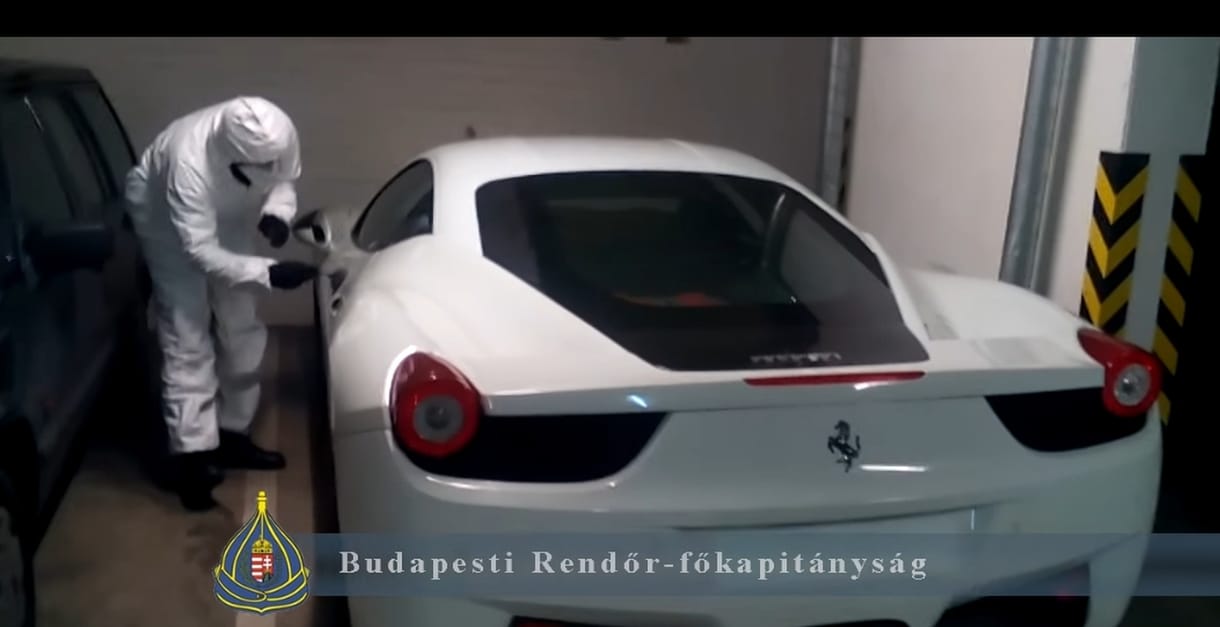 Újabb lopott Ferrarit találtak a rendőrök