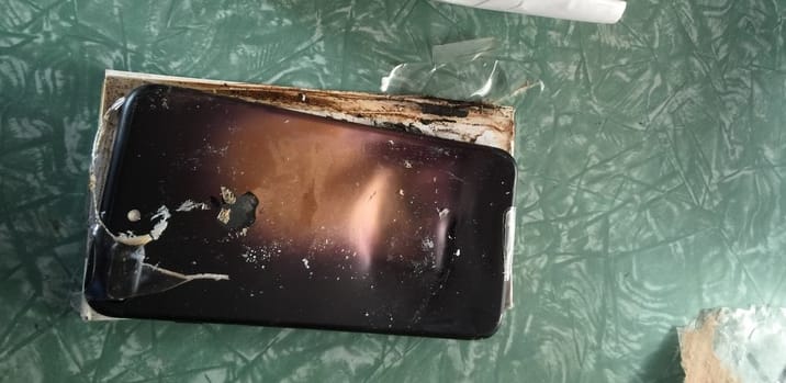 Na, ne: felrobbant egy iPhone 7 Plus (is)