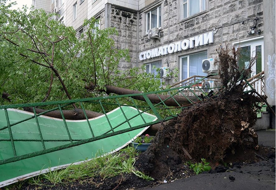 Vihar csapott le Moszkvára, tizenegyen meghaltak