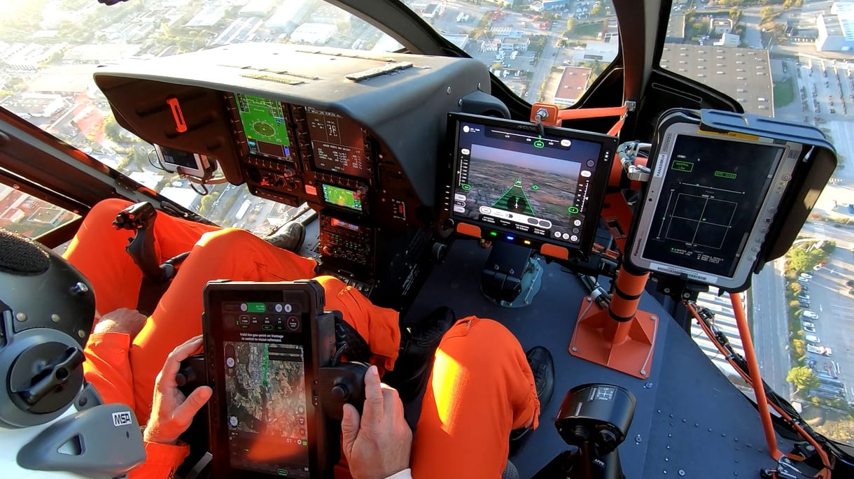 Teljesen magától repült egy helikopter