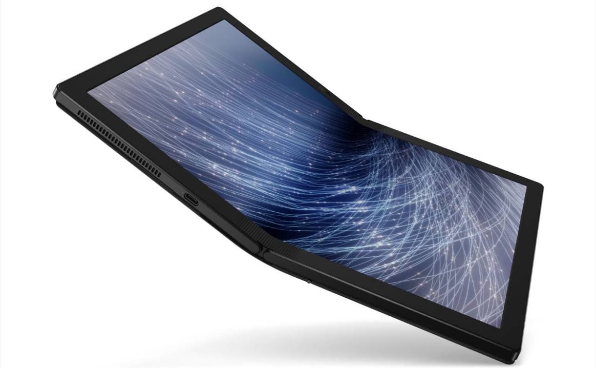Íme az első újfajta laptop: a Lenovo gépének képernyője papírként összehajtható
